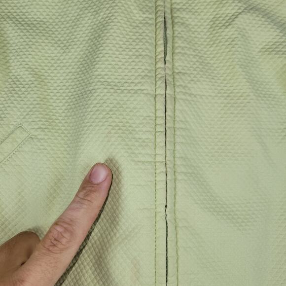 Eileen Fisher Jacket Womens Sz Small Green Fall Winter Collared Exercise Gym - Picture 11 of 16